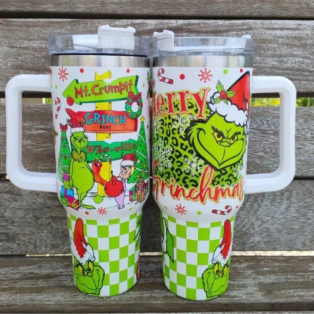 Super cute grinch tumblers - Picture 3 of 7